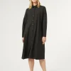 Marina Rinaldi Robe-chemise en gabardine NOIR Fashion