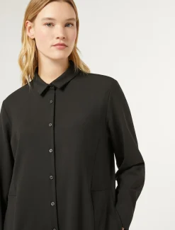 Marina Rinaldi Robe-chemise en gabardine NOIR Fashion