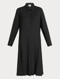 Marina Rinaldi Robe-chemise en gabardine NOIR Fashion