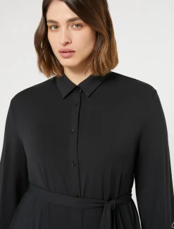 Marina Rinaldi Robe-chemise en jersey NOIR Discount