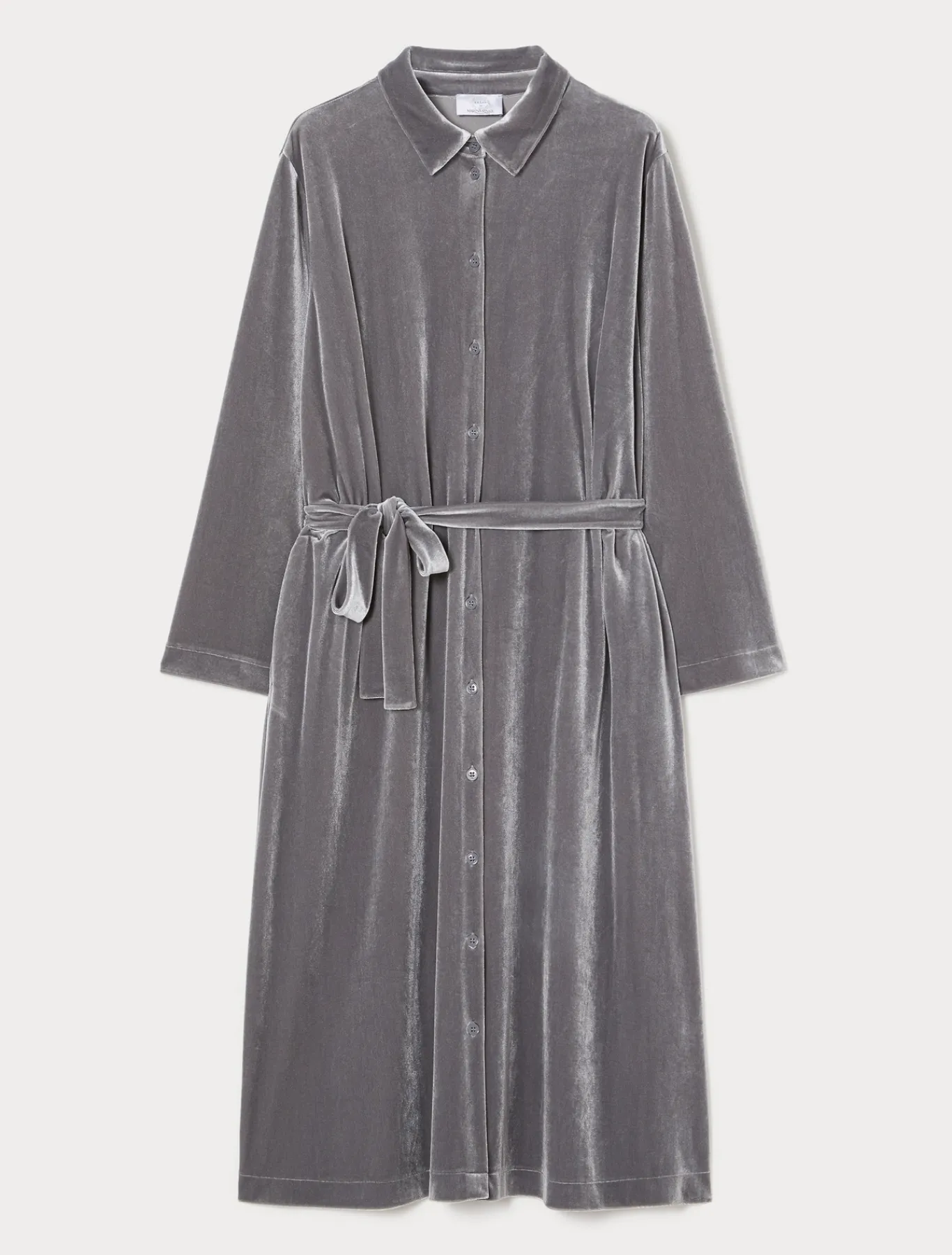Marina Rinaldi Robe-chemise en jersey de velours GRISFONCE Online
