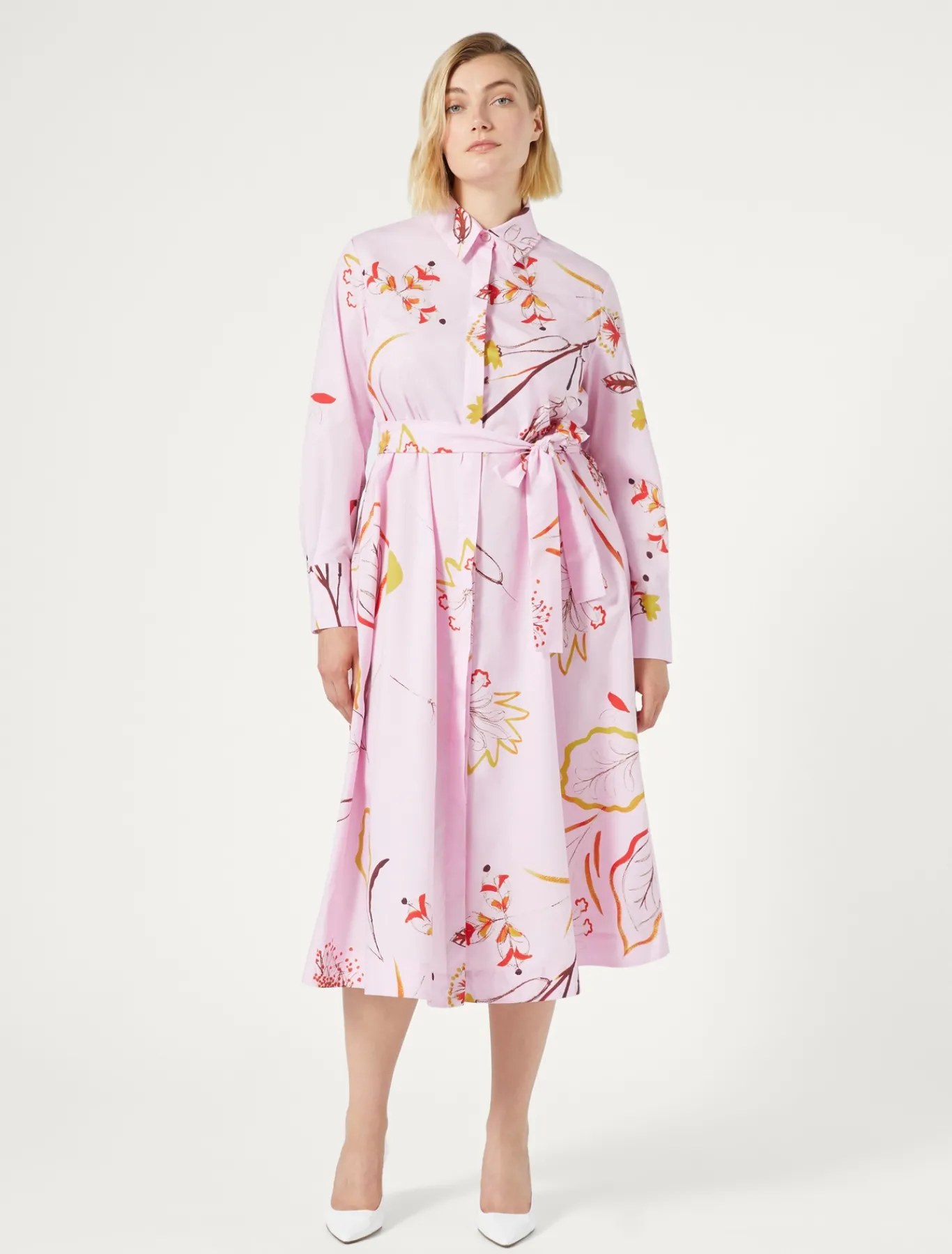 Marina Rinaldi Robe-chemise en popeline ROSE Discount