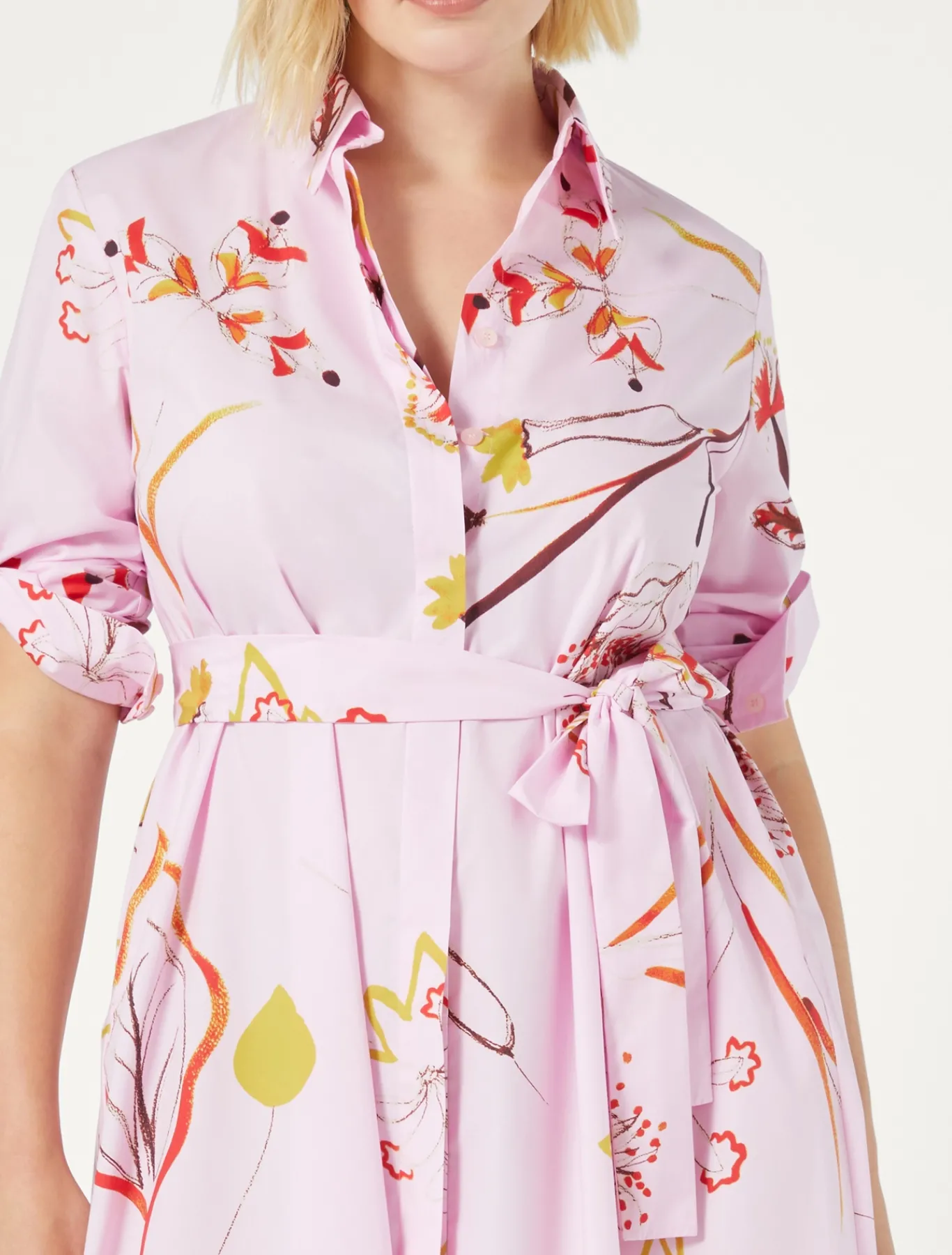 Marina Rinaldi Robe-chemise en popeline ROSE Discount