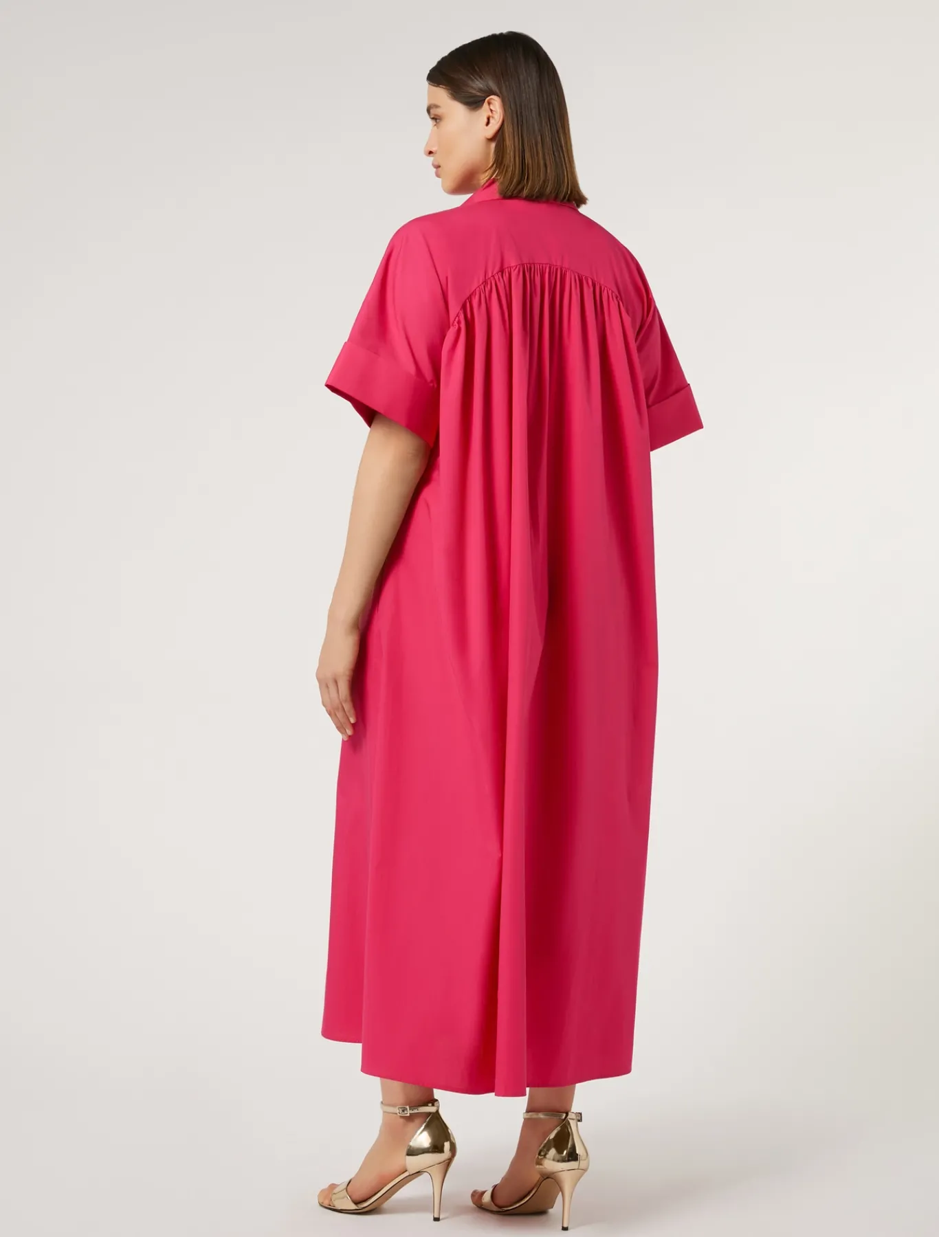 Marina Rinaldi Robe-chemise en popeline FUCHSIA Hot
