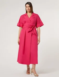 Marina Rinaldi Robe-chemise en popeline FUCHSIA Hot
