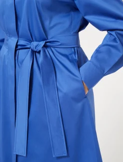 Marina Rinaldi Robe-chemise en satin stretch BLEUDECHINE Online