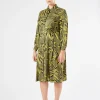Marina Rinaldi Robe-chemise en sergé VERTMOUSSE Clearance