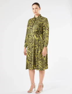 Marina Rinaldi Robe-chemise en sergé VERTMOUSSE Clearance
