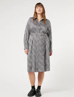Marina Rinaldi Robe-chemise en sergé NOIR Best
