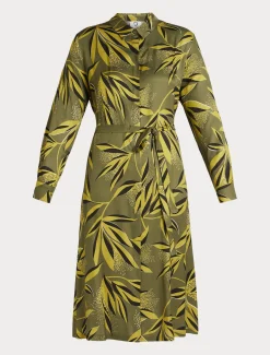 Marina Rinaldi Robe-chemise en sergé VERTMOUSSE Clearance