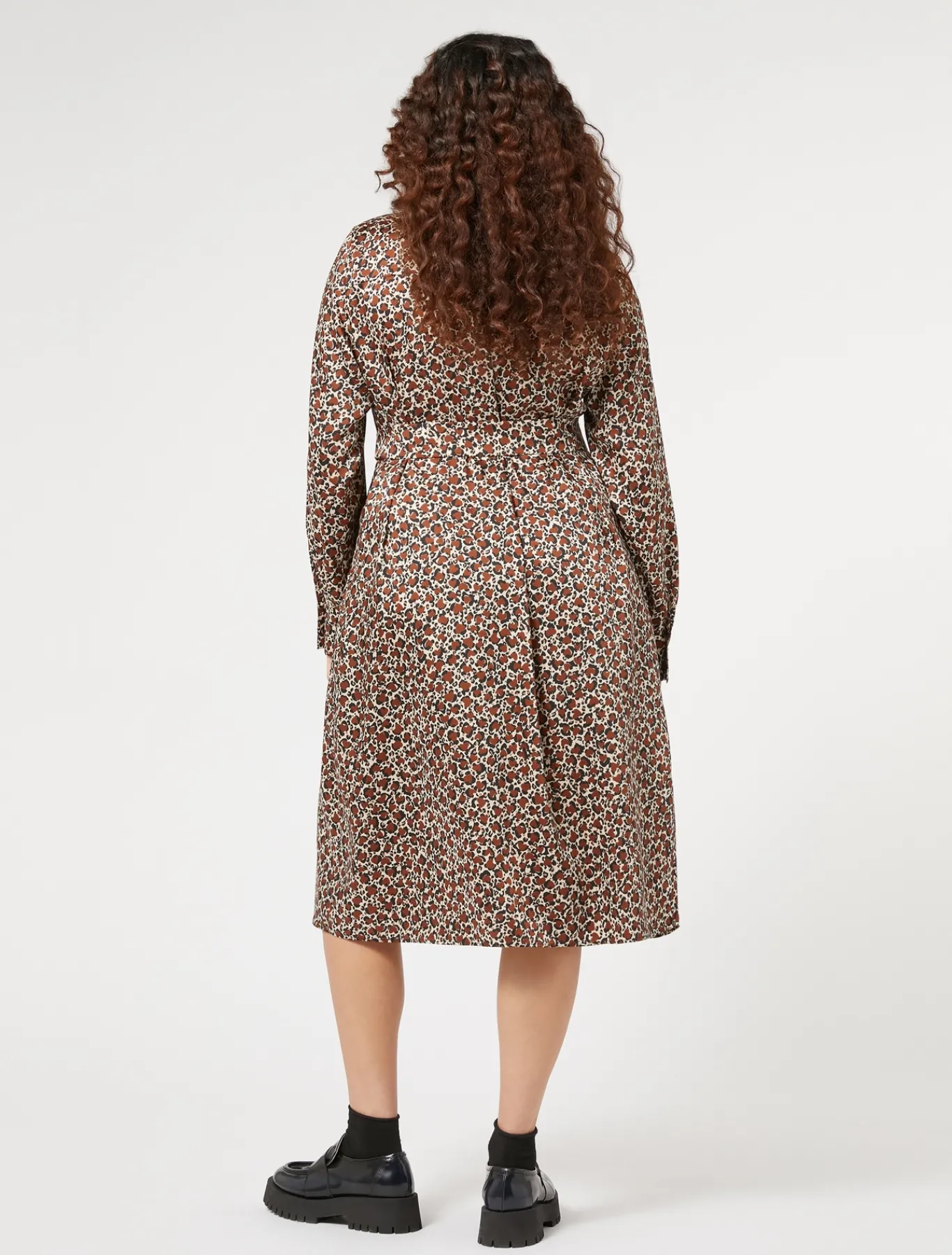 Marina Rinaldi Robe-chemise en sergé TERRECUITE Fashion
