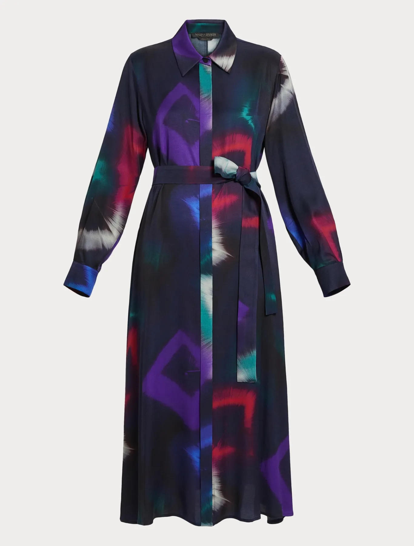 Marina Rinaldi Robe-chemise en sergé NOIR Clearance