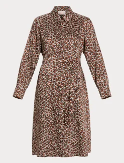 Marina Rinaldi Robe-chemise en sergé TERRECUITE Fashion