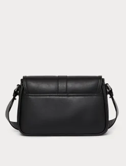 Marina Rinaldi Sac à bandoulière en tissu enduit NOIR Best