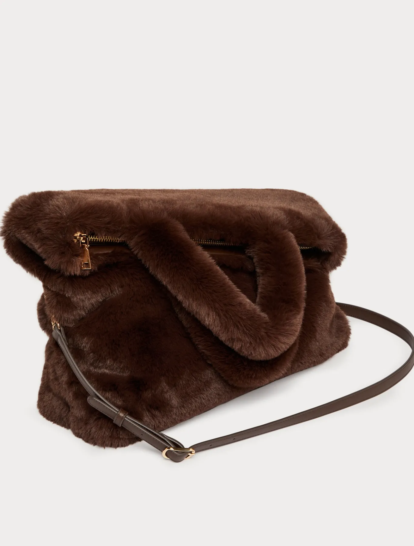 Marina Rinaldi Sac cabas à la texture douce MARRONFONCE Clearance