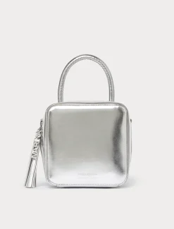 Marina Rinaldi Sac cube lamé ARGENT Sale