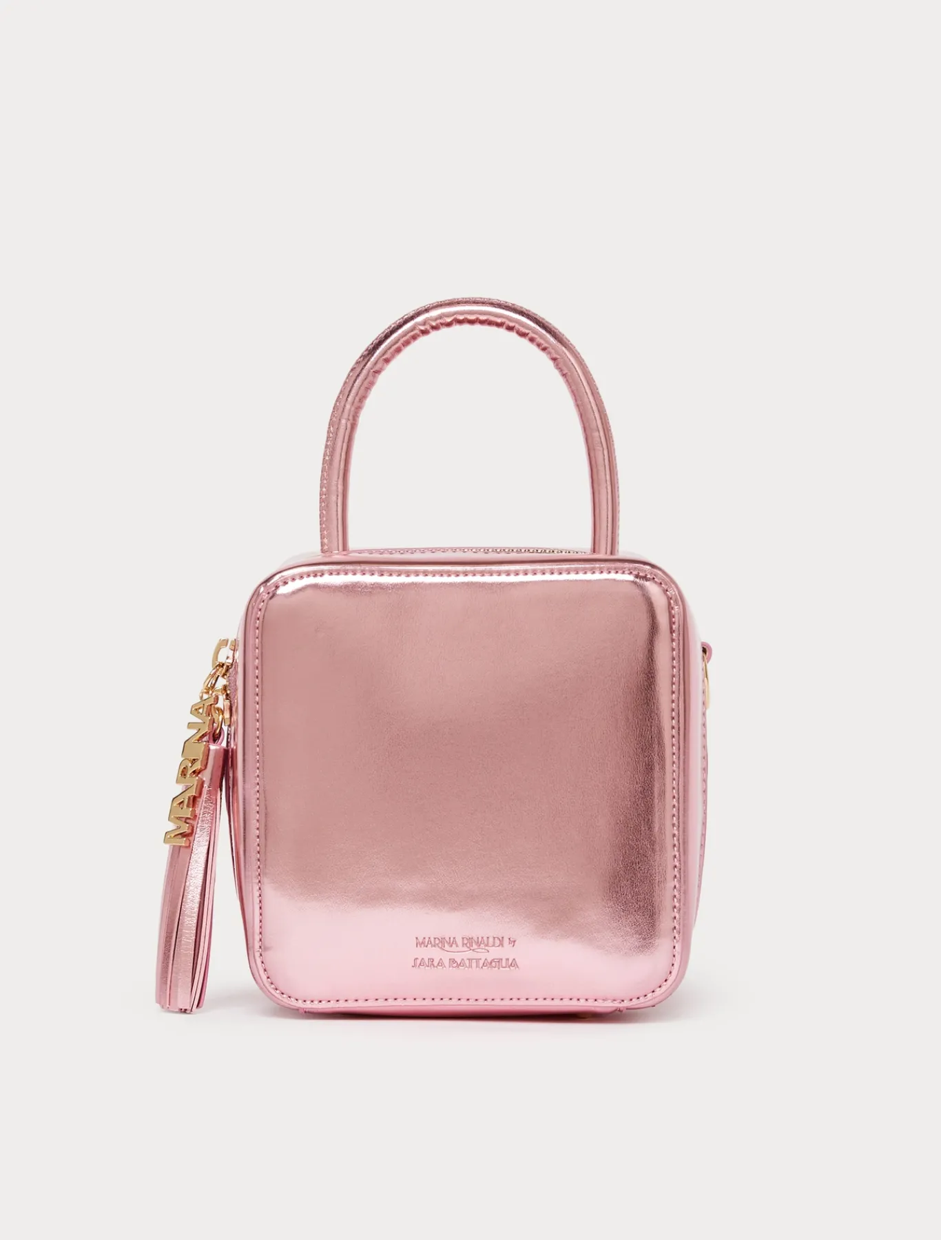 Marina Rinaldi Sac cube lamé ROSE Hot