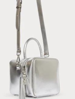 Marina Rinaldi Sac cube lamé ARGENT Sale