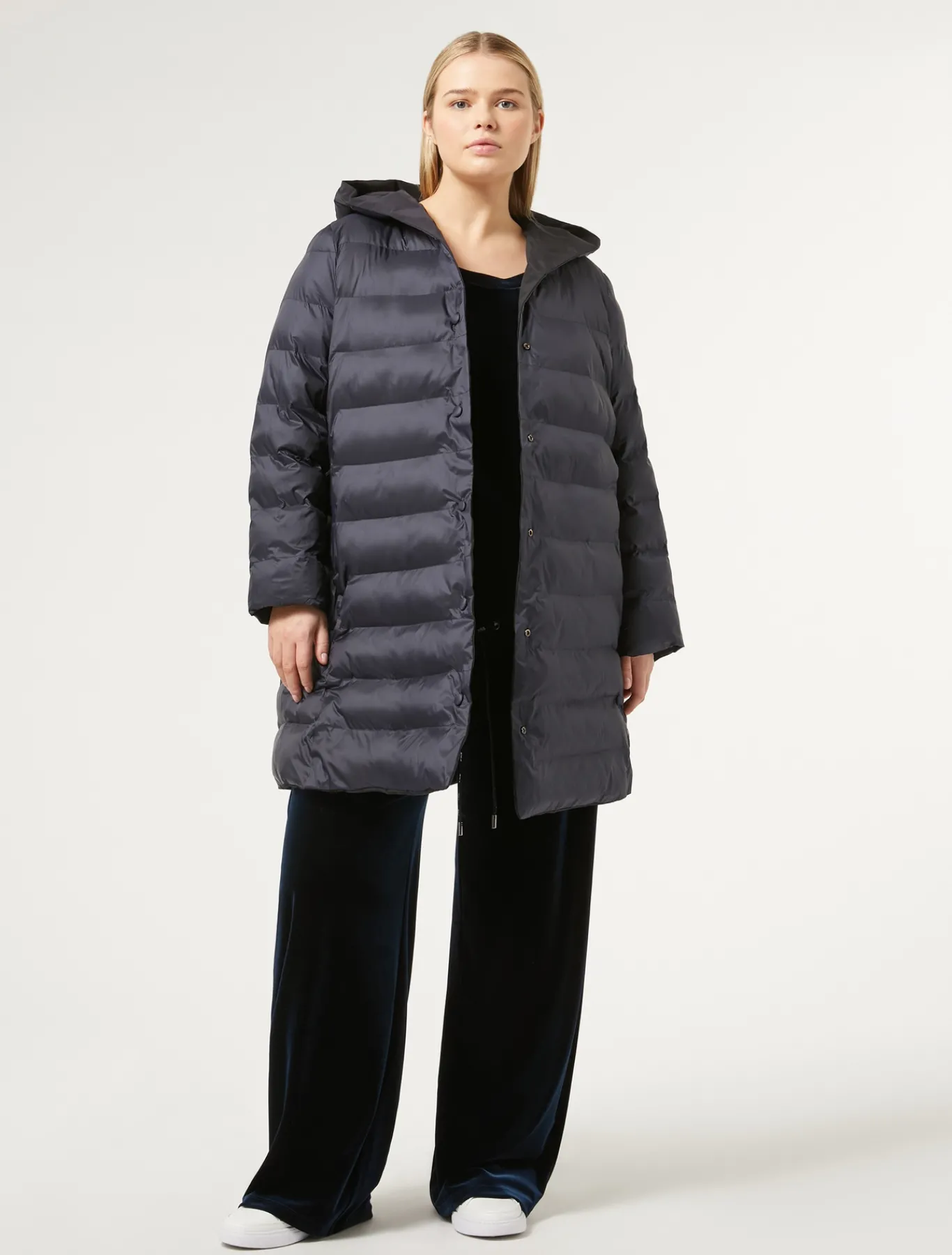 Marina Rinaldi Sweat-shirt en chenille stretch BLEUNUIT Discount