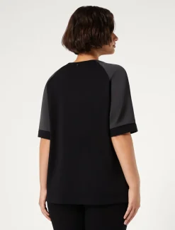 Marina Rinaldi Sweat-shirt en jersey NOIR Outlet