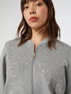 Marina Rinaldi Sweat-shirt en jersey avec broderie GRISCLAIR New