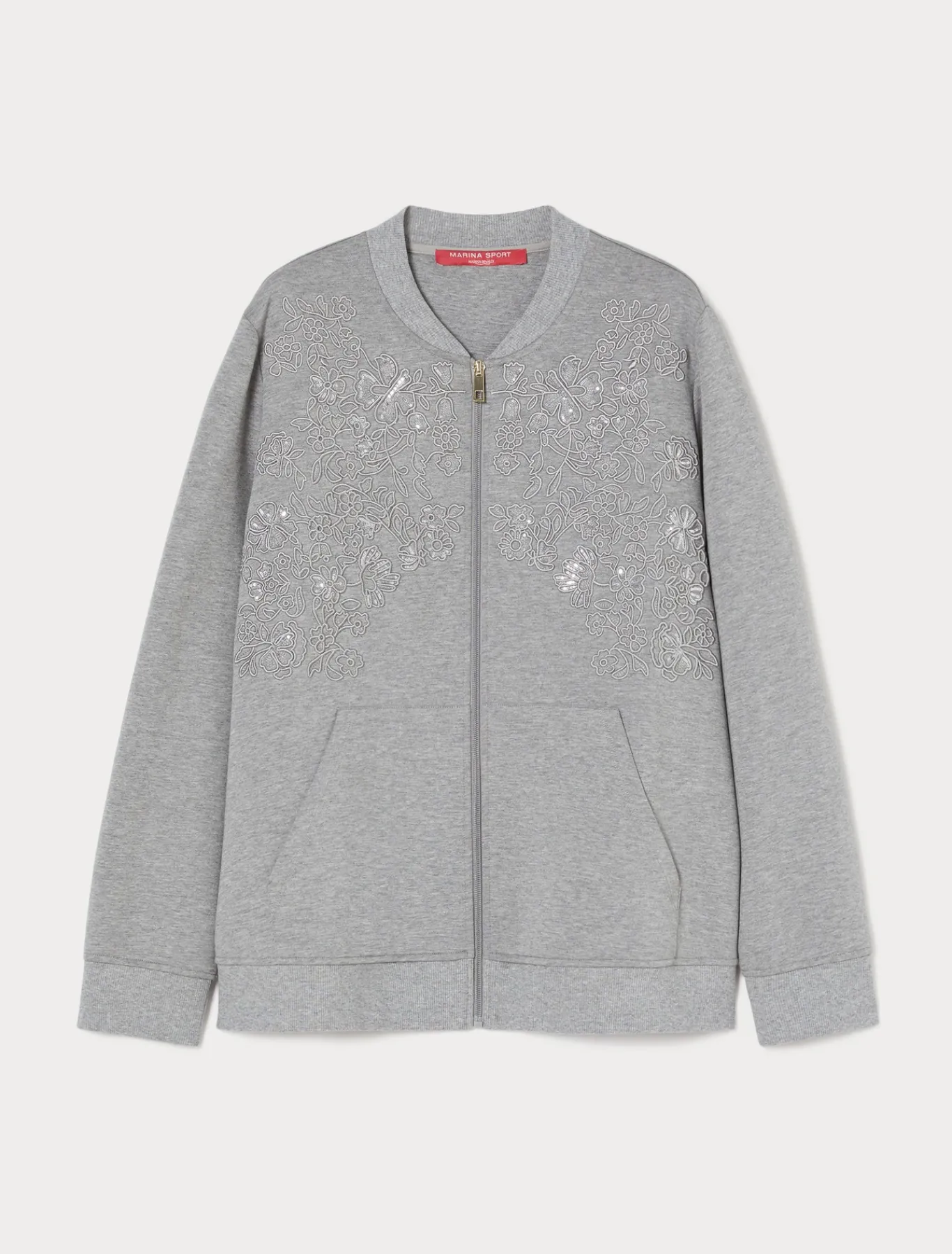 Marina Rinaldi Sweat-shirt en jersey avec broderie GRISCLAIR New