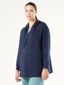 Marina Rinaldi Sweat-shirt en jersey de coton BLEU Hot