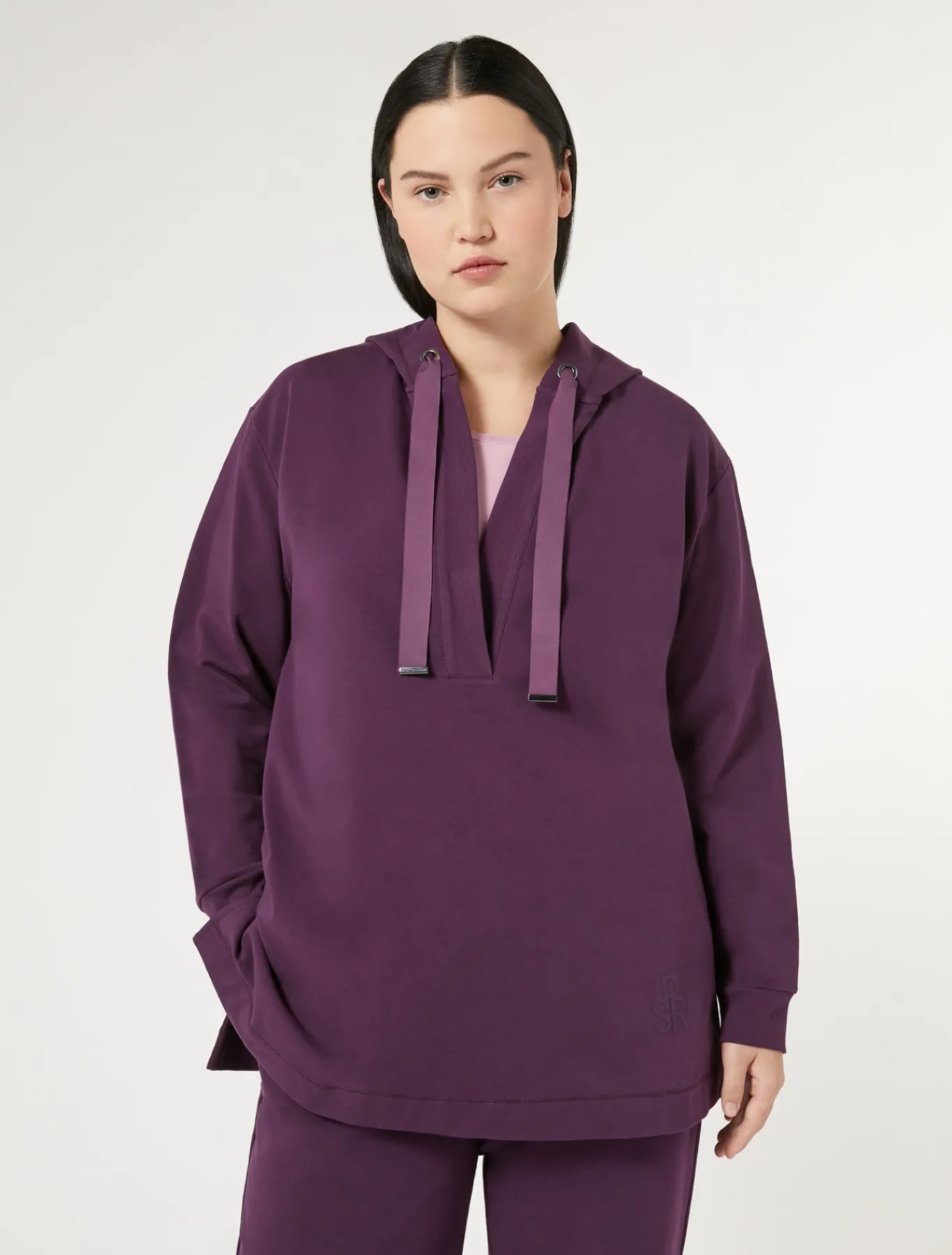 Marina Rinaldi Sweat-shirt en jersey de coton VIOLET Clearance