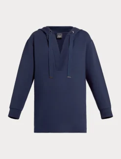 Marina Rinaldi Sweat-shirt en jersey de coton BLEU Hot