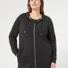 Marina Rinaldi Sweat-shirt en jersey interlock NOIR Outlet
