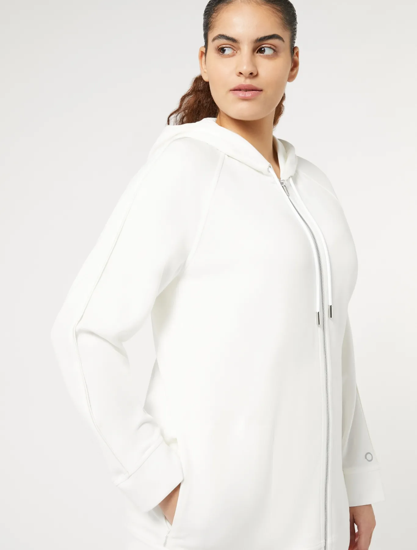 Marina Rinaldi Sweat-shirt en jersey interlock BLANC Fashion