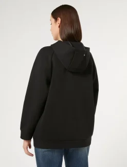 Marina Rinaldi Sweat-shirt en jersey interlock NOIR Clearance