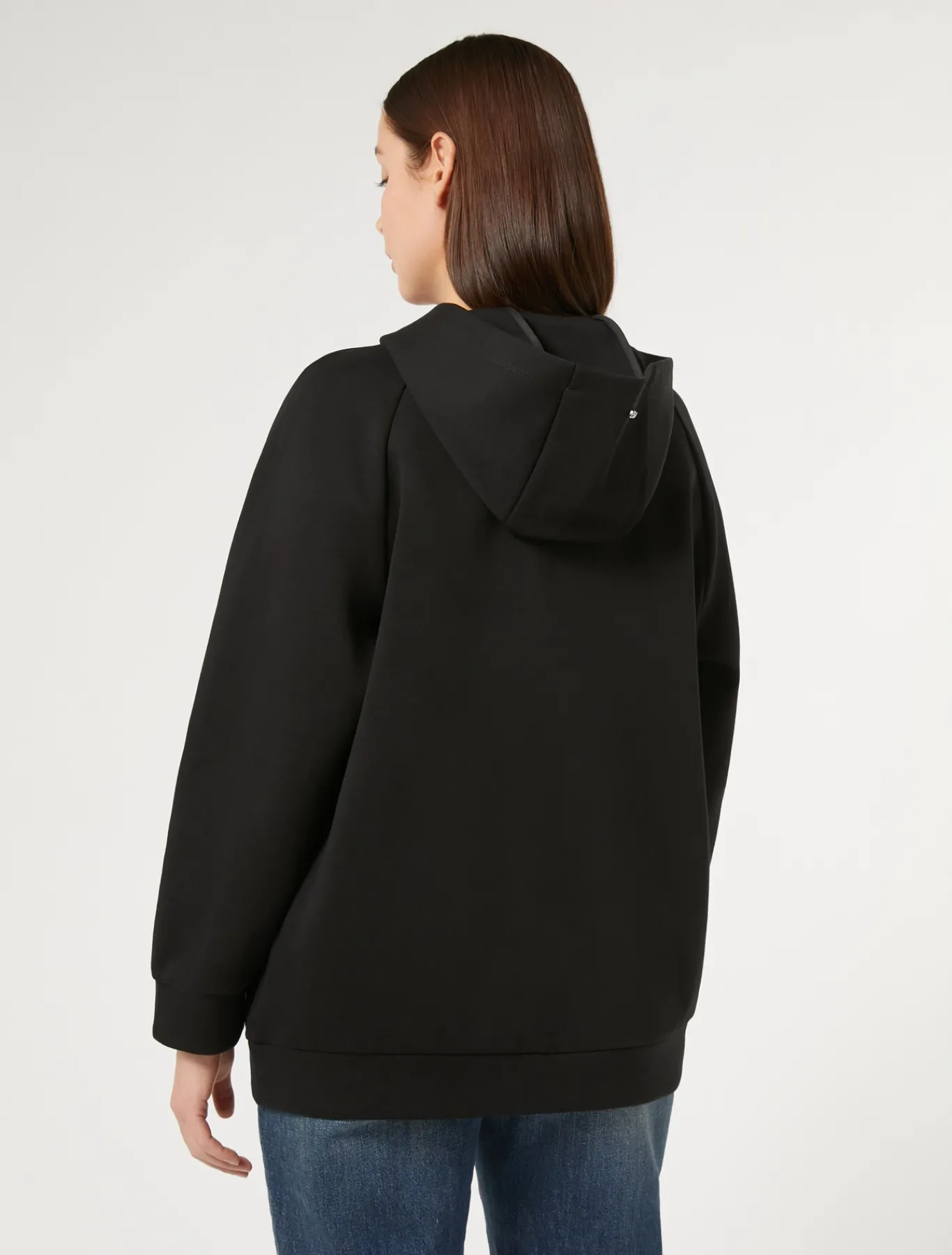 Marina Rinaldi Sweat-shirt en jersey interlock NOIR Clearance