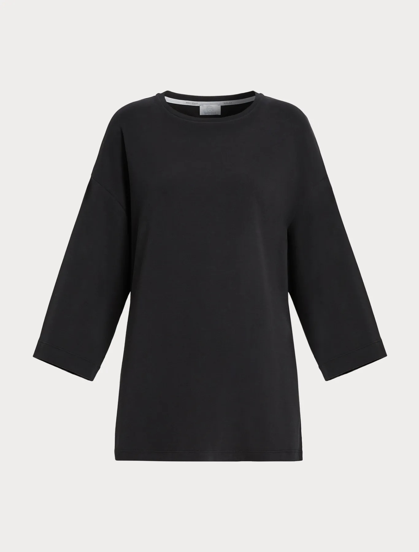 Marina Rinaldi Sweat-shirt en jersey interlock NOIR Discount