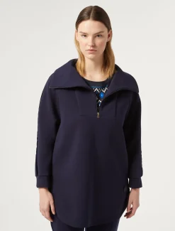 Marina Rinaldi Sweat-shirt en jersey scuba BLEUMARINE New