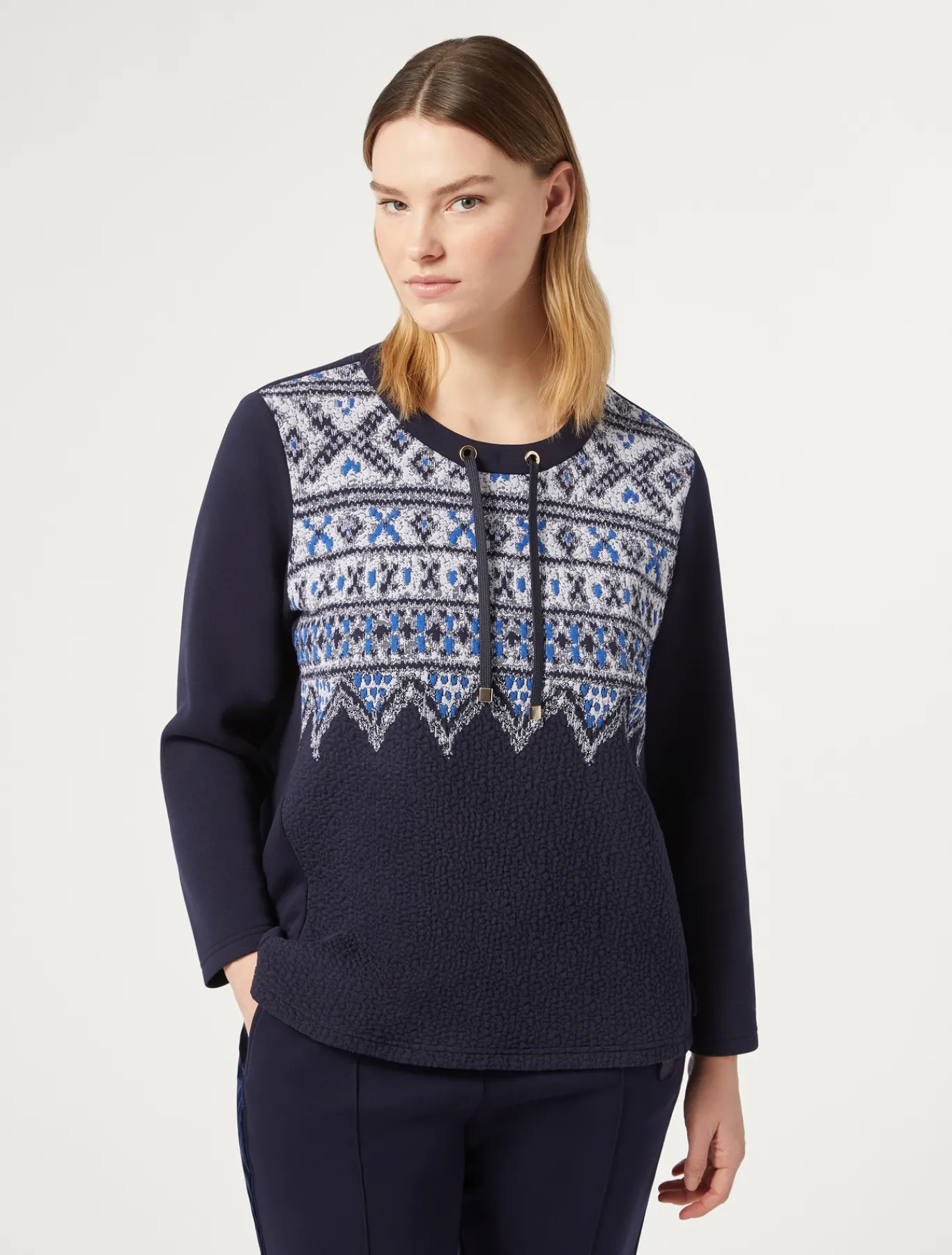 Marina Rinaldi Sweat-shirt en jersey scuba BLEUMARINE Best