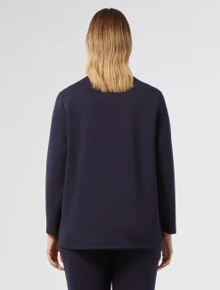 Marina Rinaldi Sweat-shirt en jersey scuba BLEUMARINE Best