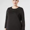 Marina Rinaldi Sweat-shirt en scuba NOIR Best