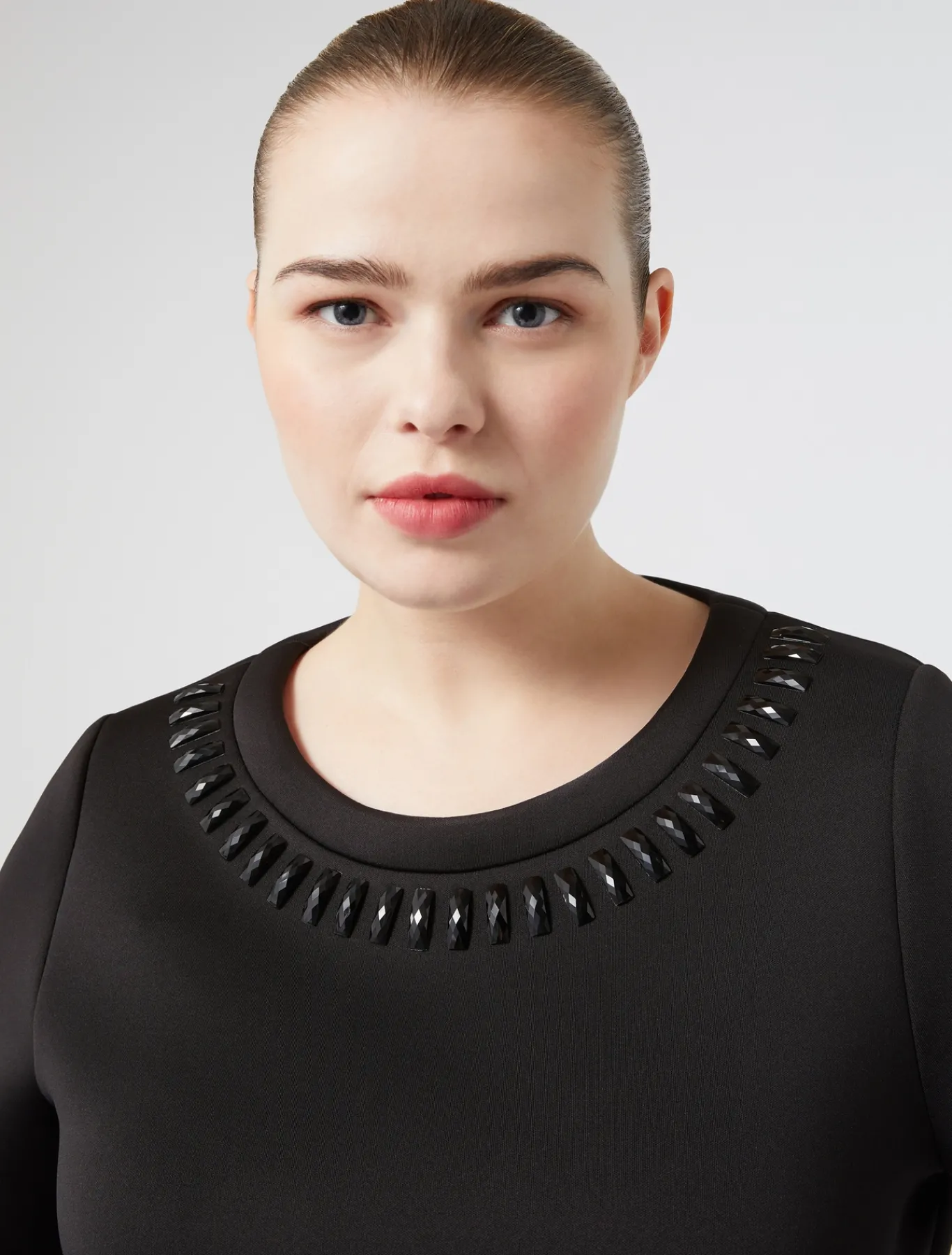 Marina Rinaldi Sweat-shirt en scuba NOIR Best