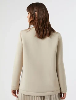Marina Rinaldi Sweat-shirt en scuba SABLE Clearance
