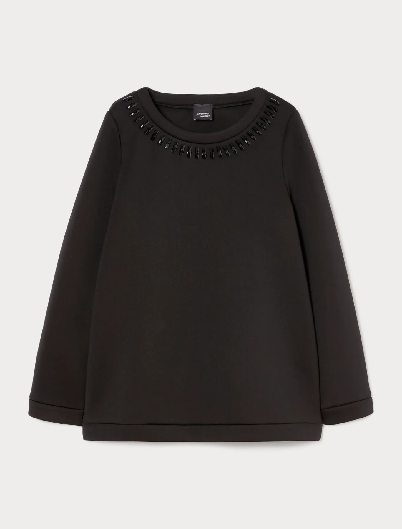 Marina Rinaldi Sweat-shirt en scuba NOIR Best