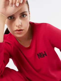 Marina Rinaldi Sweat-shirt en scuba crêpe FUCHSIA Fashion
