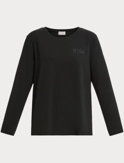 Marina Rinaldi Sweat-shirt en scuba crêpe NOIR Sale