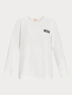 Marina Rinaldi Sweat-shirt en scuba crêpe LAIT Discount