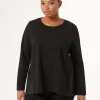 Marina Rinaldi Sweat-shirt en tissu technique NOIR New