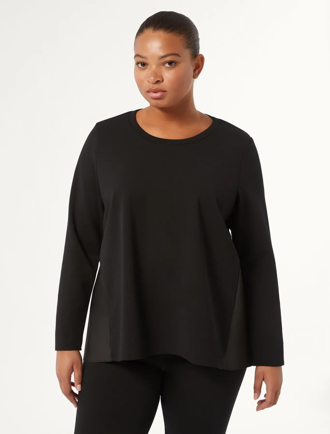 Marina Rinaldi Sweat-shirt en tissu technique NOIR New