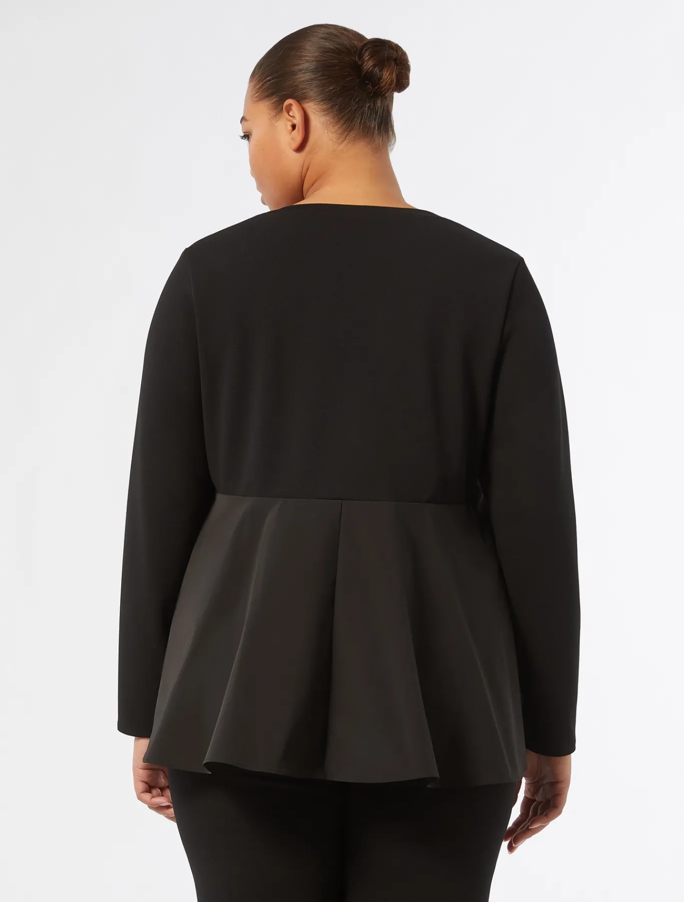 Marina Rinaldi Sweat-shirt en tissu technique NOIR New