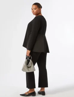 Marina Rinaldi Sweat-shirt en tissu technique NOIR New