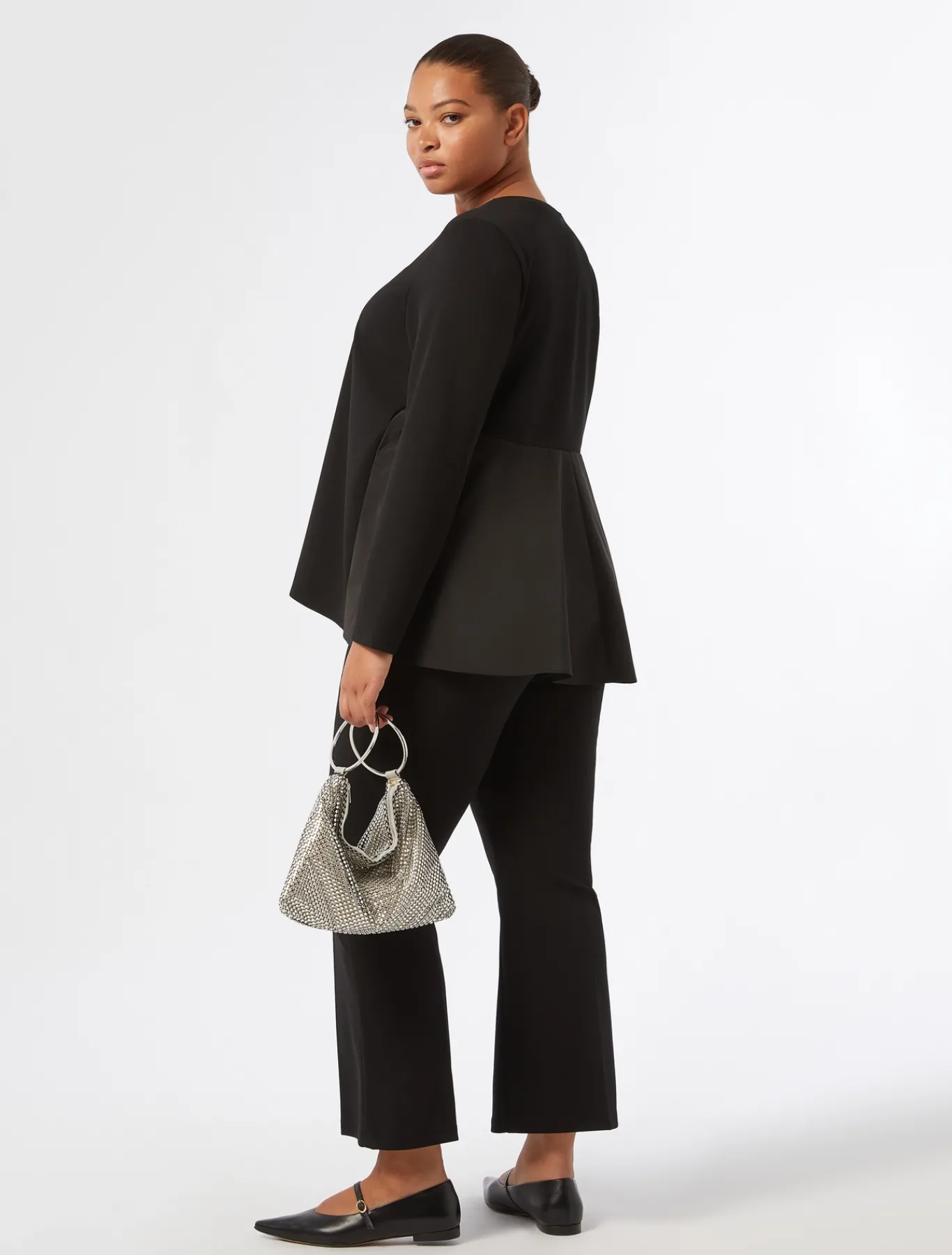 Marina Rinaldi Sweat-shirt en tissu technique NOIR New