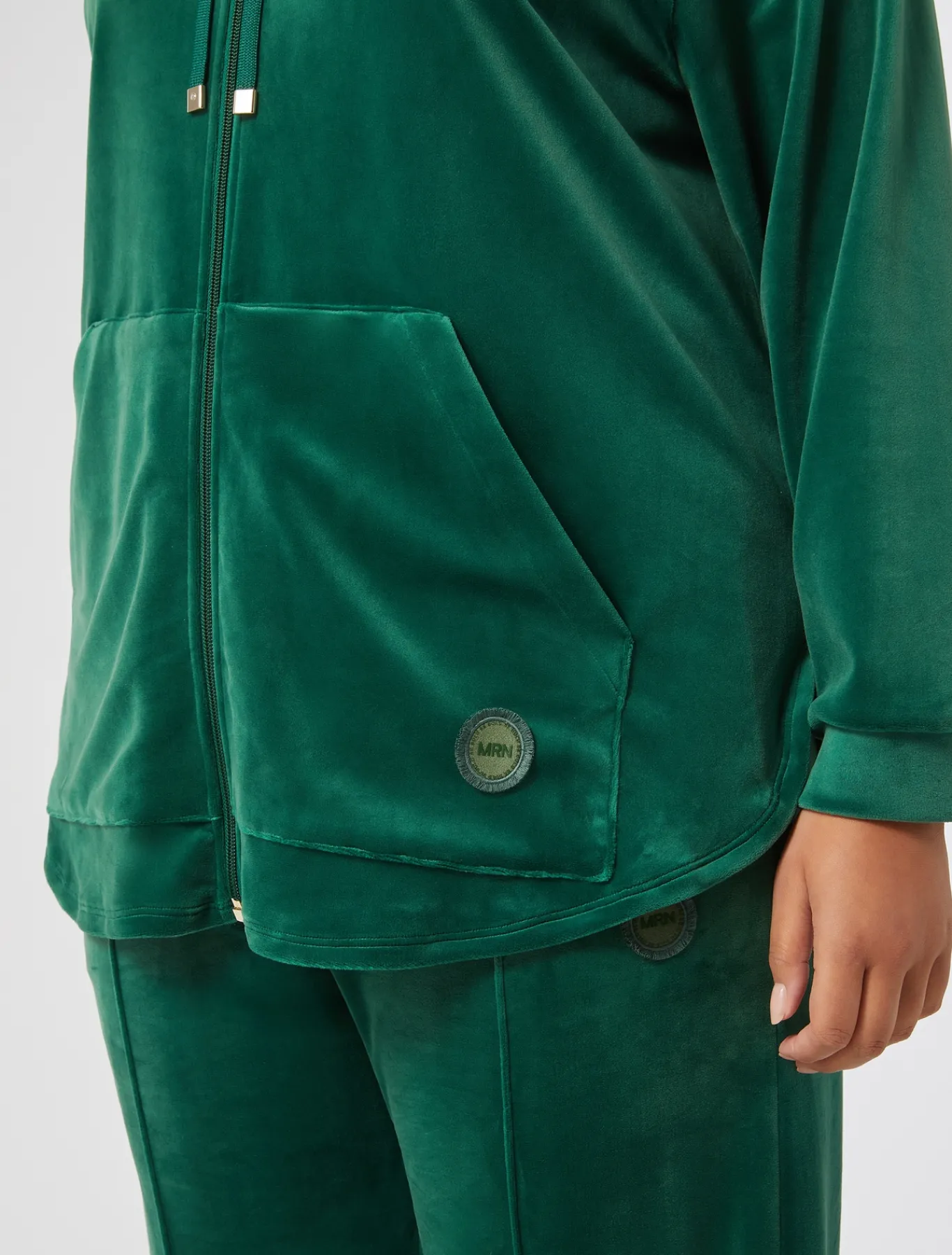 Marina Rinaldi Sweat-shirt en velours VERTFONCE' Best